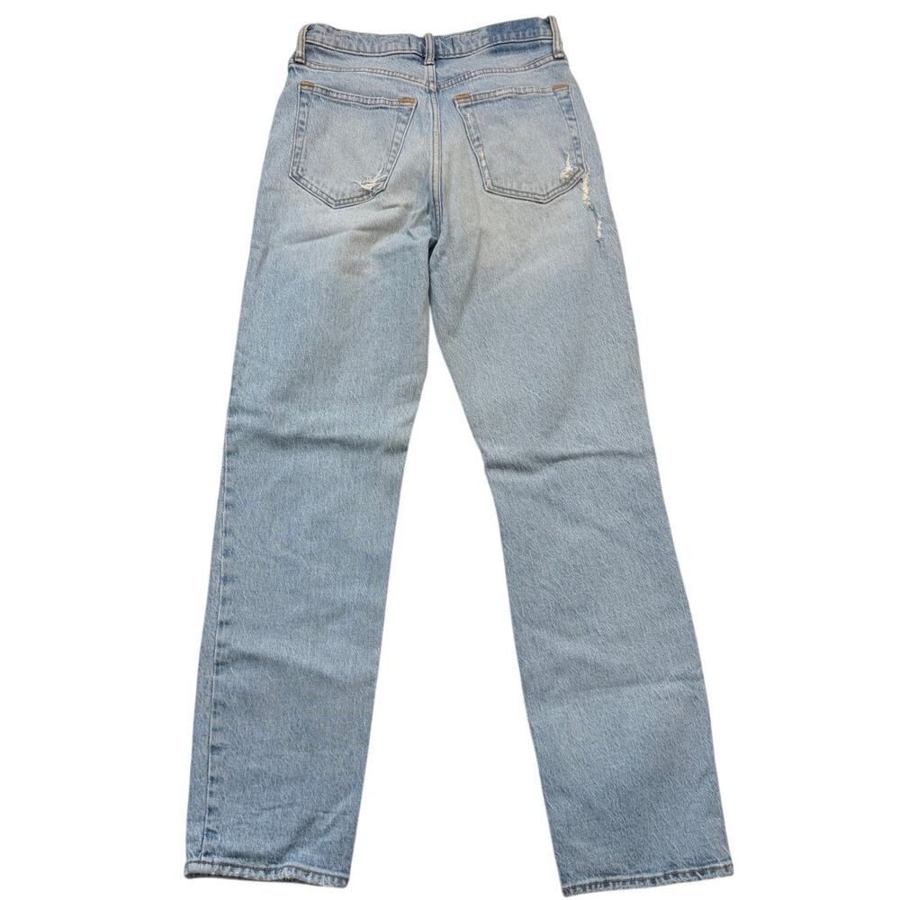 Abercrombie & Fitch The Dad High Rise Jeans Womens 26 Distressed Button Fly - Picture 3 of 13
